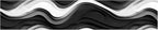 Black and White Wave Wallpaper Border 196x4 Inch Peel and Stick Wall Border - Image 2