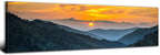 Sunset Blue Ridge Mountain Wall Art by AREBOLOLLC