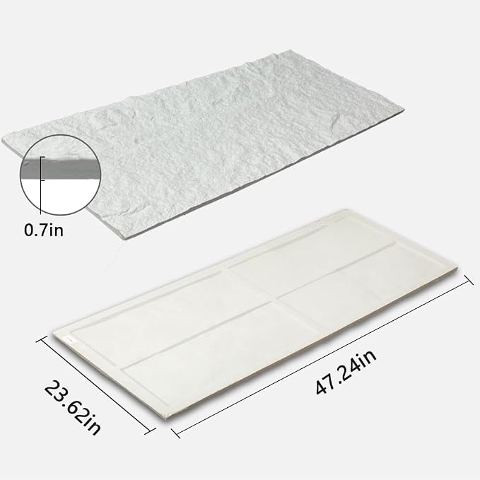 Stone 3D Wall Panels, 23.6"*47.2" Wall Paneling - Image 3