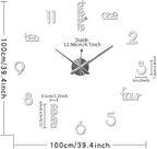 Large Modern Art Deco Wall Clock Silent Acrylic Unique Decorative Wall Clocks - Image 6