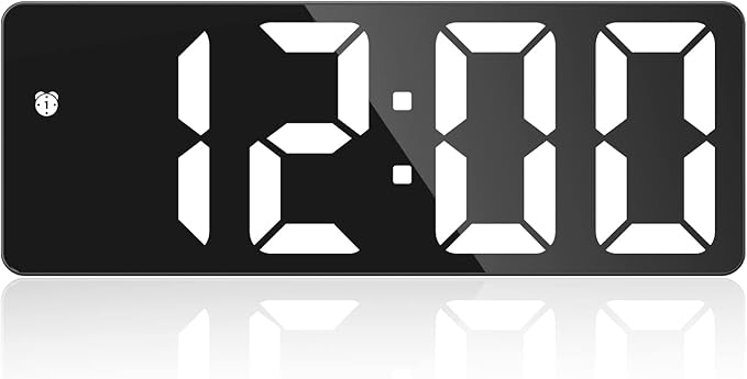 AMIR Digital Alarm Clock, Upgraded Small Digital Clock, Digital Clock Large by AMIR