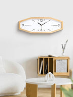 DaguyS Wooden Retro Wall Clocks, 18 Inches Square Clocks Rectangular Wall Clock - Image 3