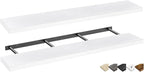 QEEIG Floating Shelves for Wall 55.1" Extra Long by QEEIG