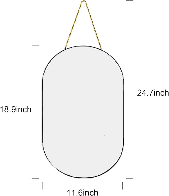 Oval Mirror, Oval Wall Mirror - Image 5