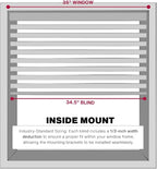 LOTUS & WINDOWARE Cordless Mini Blind, Window Blinds - Image 4