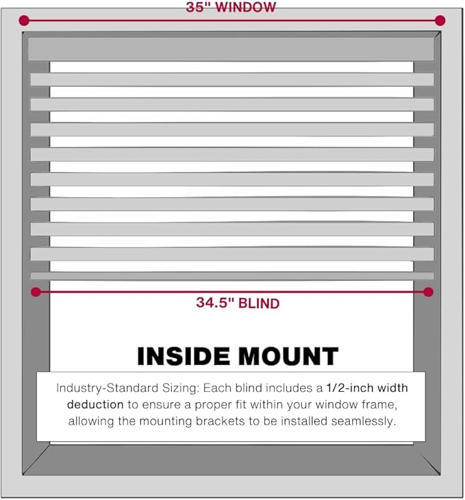 LOTUS & WINDOWARE Cordless Mini Blind, Window Blinds - Image 4