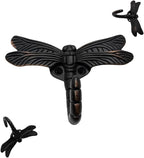 6 pcs Oil Rubbed Bronze Dragonfly Decorative Wall Hooks - Image 2
