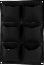 WFIST Vertical Hanging Planter Bag, Breathable Felt Wall Garden Planter - Image 7