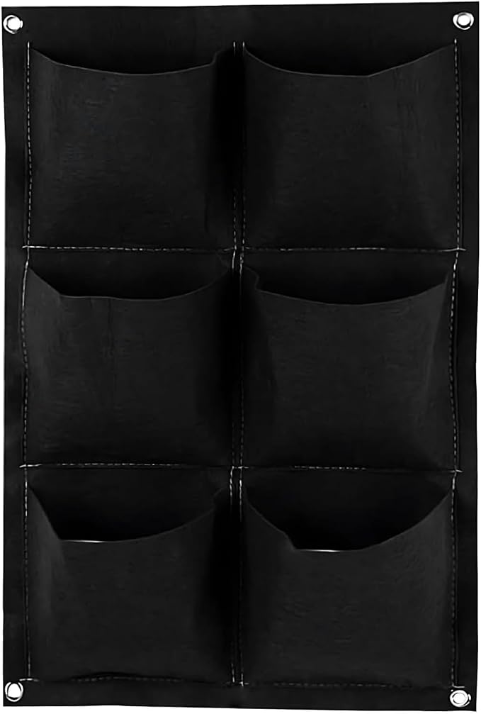 WFIST Vertical Hanging Planter Bag, Breathable Felt Wall Garden Planter - Image 7