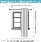 RYB HOME Room Darkening Thermal Blackout Curtains, Window Curtains Draperies - Image 8