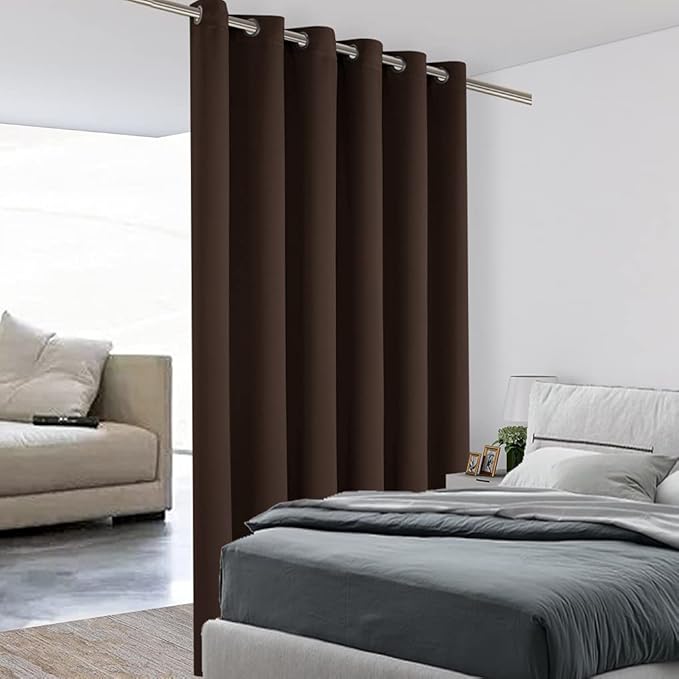 BONZER Room Divider Curtain Screen Partitions Total Privacy Wall Grommet Wide by Bonzer