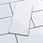 StyloVue Peel and Stick Backsplash Tile, 100-Piece 3" x 6" PVC Subway Tile - Image 5