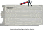 Ekena Millwork 49"W x 25 1/2"H x 1 1/4"D Acadia Ledge Stacked Stone, StoneWall - Image 7