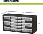 Akro-Mils 26-Drawer Plastic Drawer Storage Cabinet - Image 3