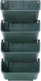 24 Pots Wall Mounted Planter, Plastic Wall Vertical Planter, - Image 6