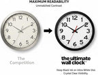 The Ultimate Wall Clock |14 Inch | Modern | Atomic | Analog | Home | Office | - Image 3