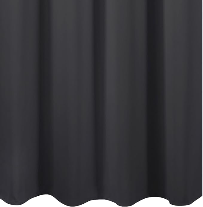 LEMOMO Blackout Curtains 66 x 95 inch/Dark Grey Curtains Set of 2 - Image 8
