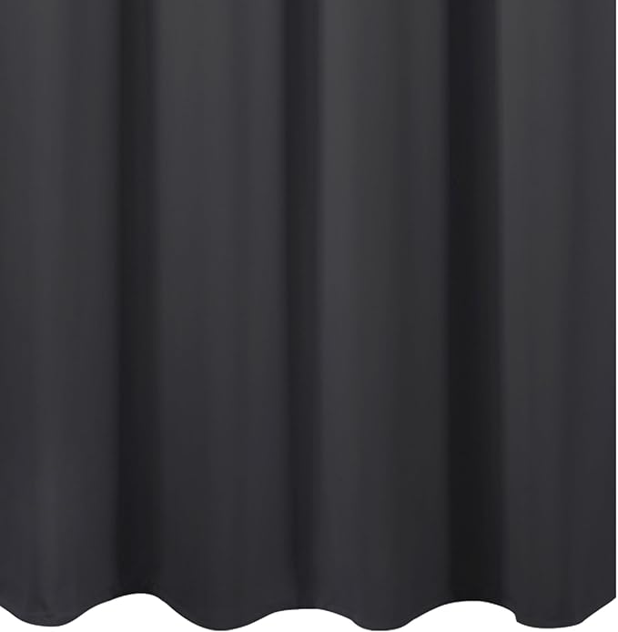 LEMOMO Dark Grey Thermal Blackout Curtains/52 x 54 Inch/Set of 2 Panels Room - Image 8
