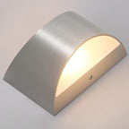 Aipsun Nickel Modern LED Wall Sconce Hardwired Indoor Wall Lights Set of 2 Up - Image 2