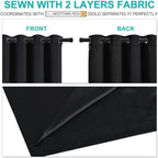 NICETOWN High-End Thermal Curtains, Full Blackout Curtains 84 inches Long - Image 4