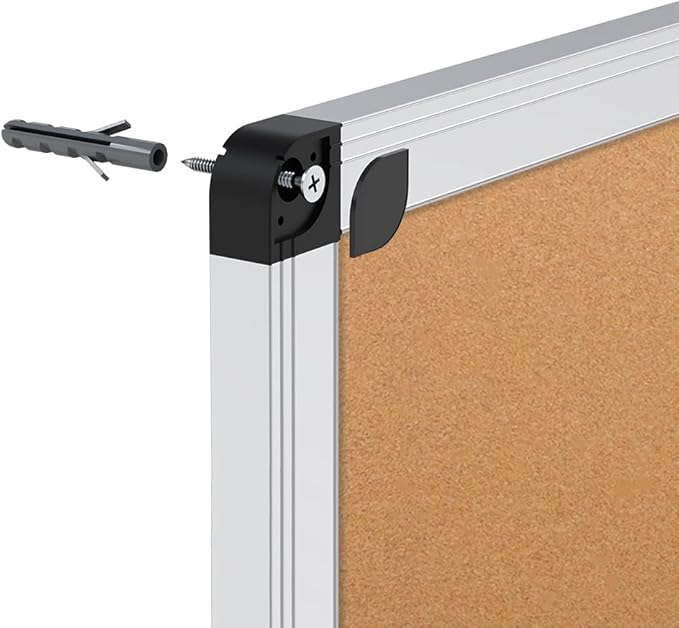 VIZ-PRO Cork Notice Board, 24 X 18 Inches - Image 4