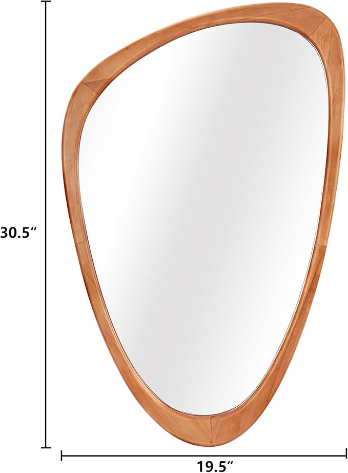 WallBeyond Asymmetrical Mirror, Irregular Wall Mirror, Wall Mirrors Decorative - Image 6