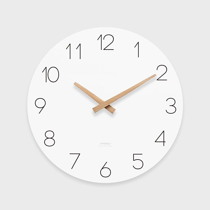 mooas Flatwood Wall Clock by mooas