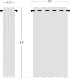 NICETOWN Bedroom Blackout Curtain & Drape 95 inch Length - Image 2