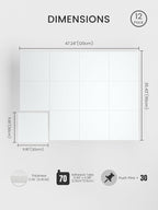 Bumusty Large Cork Board 48" x 36" Alternative - Image 2