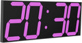 CHKOSDA LED Large Digital Wall Clock, Oversize Wall Clock by CHKOSDA