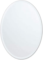 Better Bevel Frameless Oval Mirror by Better+Bevel