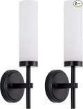 Black Bathroom Wall Sconces Set of 2, Modern Sconces Wall Lighting Vanity Lights by SANTOSTOCK