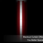 LEMOMO Blackout Curtains 52 x 120 Inch Long Red Curtains Set of 2 Panels Room - Image 3