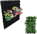 Hanging Planting Grow Bags, 49 Pockets Hanging Vertical Wall Planter Wall by LITLANDSTAR