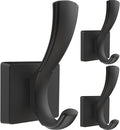 TOFIIGREM 3 Pack Black Towel Hooks, Towels Robe Holder by TOFIIGREM