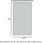 NICETOWN Ceiling Curtains, Room Divider Curtain Screen Partition, Vertical Blind - Image 9