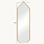 WallBeyond Arched Full Length Mirror Wall Mounted, Living Room, Hanging or - Image 7