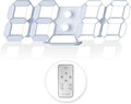 3D LED Digital Wall Clock/Desk Alarm Clock by HOME