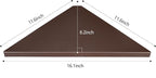 evron Corner Mounting Shelf Set of 2 – Easy to Install Floating Wall Shelves - Image 3