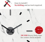 Presentime & Co Large Frameless DIY Wall Clock - Image 2