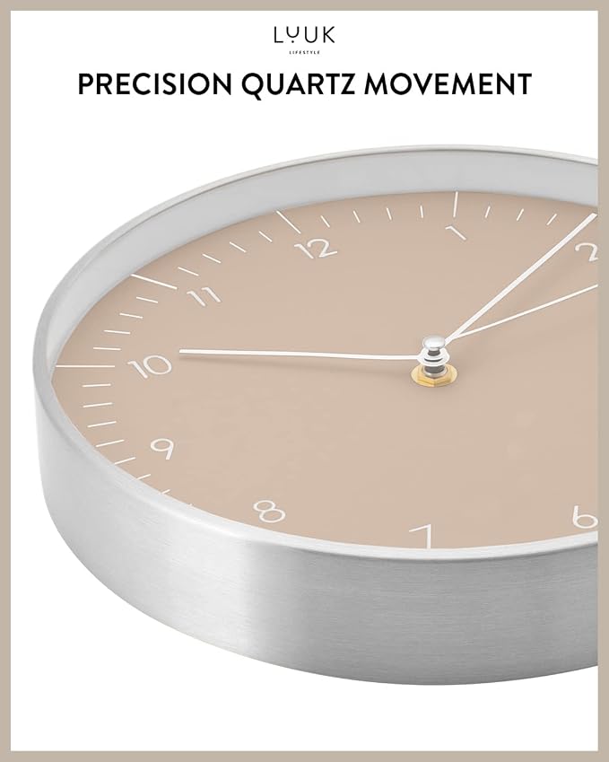 LUUK LIFESTYLE Modern Quartz wall Clock - Image 3