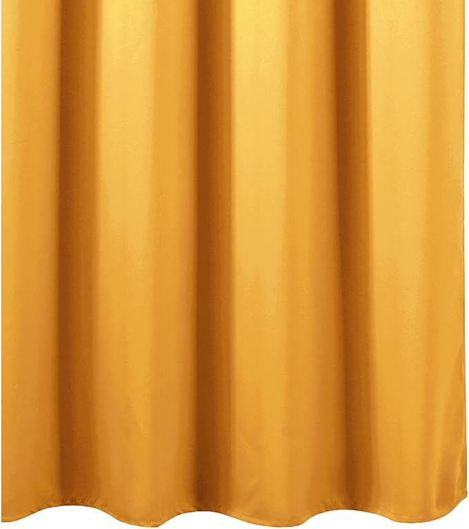 LEMOMO Yellow Thermal Blackout Curtains/52 x 63 Inch/Set of 2 Panels Room - Image 9