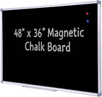 36 x 48 Inch School Large Black Chalkboard by DexBoard