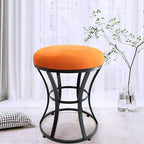 Vanity Chair, Small Velvet Vanity Stool & Ottoman Bench for Bathroom, Dorm - Image 2