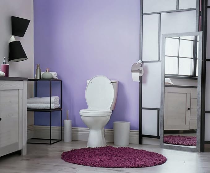 393"x17.7" Peel and Stick Wallpaper Solid Color Purple Contact Paper Self - Image 6