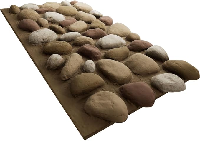EverStone River Rock Faux Rock Panel, Canyon Dune Color - Image 6