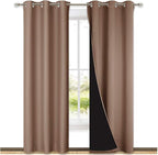 NICETOWN Blackout Curtains 80 inches Long, Full Light Blocking Drapes by NICETOWN