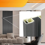 OUZUGIE 8-Pack 57 Inches, WPC Slat Wall Panel Trim, Corner Guard - Image 3