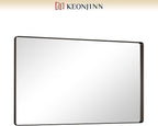 Keonjinn Black Bathroom Mirrors - Image 9