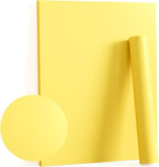 Dimoon 78.7''x17.7'' Yellow Peel and Stick Wallpaper Contact Paper Modern Self by DIYYOURMOON